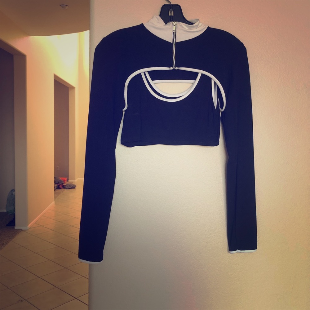 Two piece crop top
